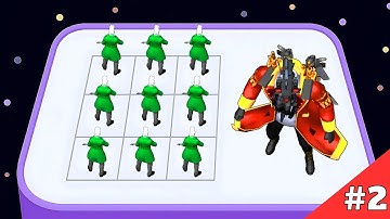 Master Zombie Battle 3D - Merge Cameraman Evolution, Walkthrough Gameplay 02