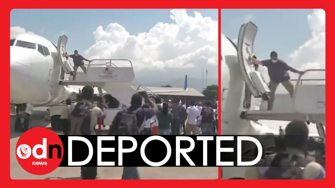Deported Haitians Rush Back to US-Bound Plane