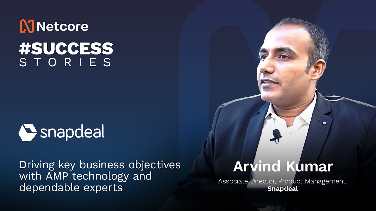 Elevating Snapdeal's Strategy with Netcore Cloud's AMP Technology and AI