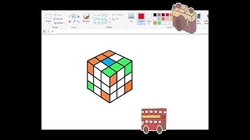 How to draw a Rubik