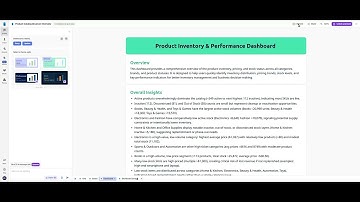 Build a Product Inventory & Performance Dashboard in 2 Minutes with AI - Bricks Tutorial