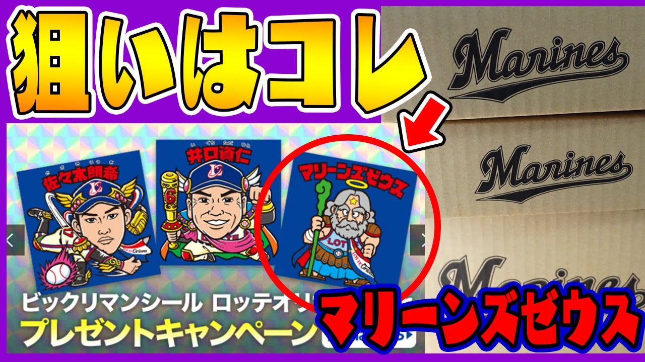 千葉ロッテマリーンズ 全3種コンプ マリーンズゼウス 佐々木朗希 井口