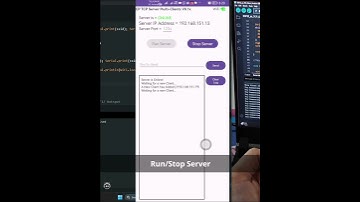 Android - ESP32 : Socket Programming TCP Server Multi Clients - Turn The Server ON-OFF