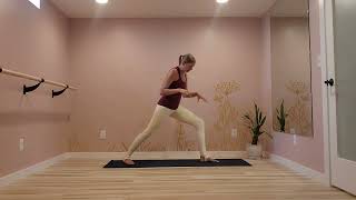 Celebrity Yoga tutorial: Warrior 1 to Warrior 2 Profile