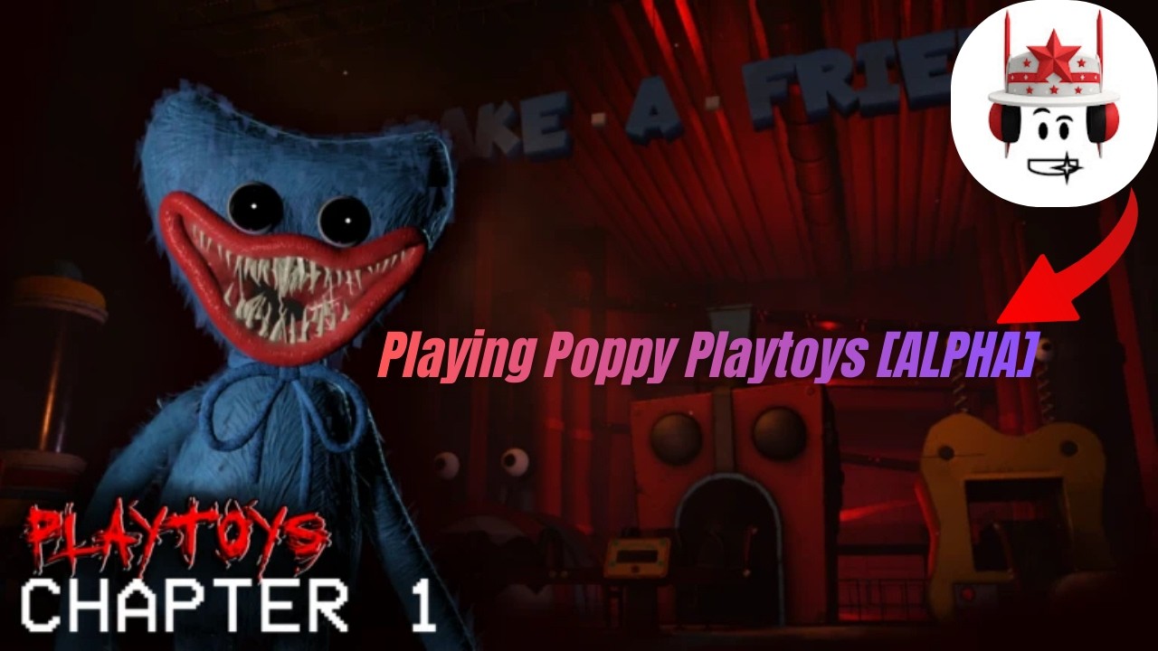 Playing Poppy Playtoys [ALPHA] in Roblox🔥🌹 - YouTube