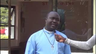 Fr  Phelix Johya Thanks giving mass at Amukura Parish