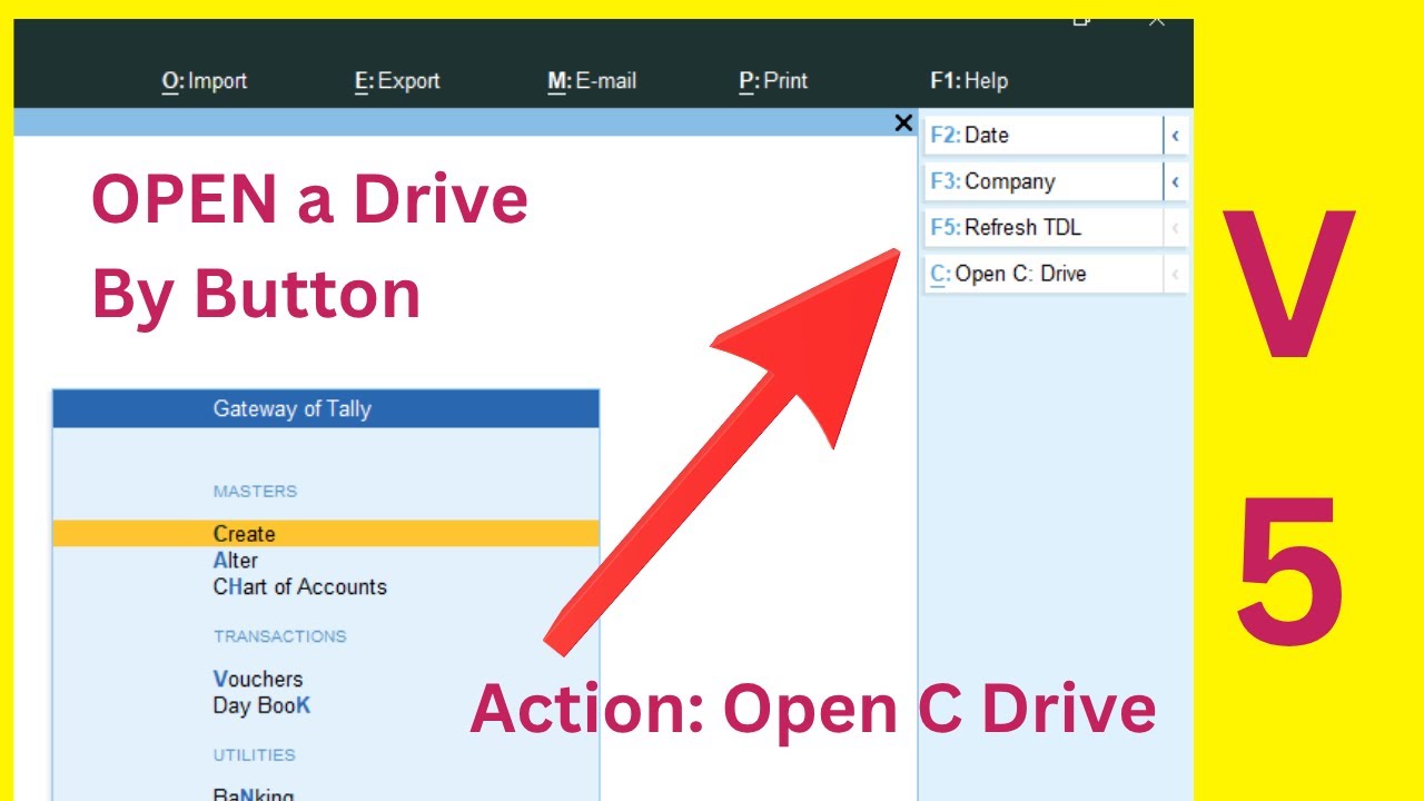 Custom Button TDL | OPEN Drive TDL | TDL For Action Button | Learn TDL | Requested TDL Code