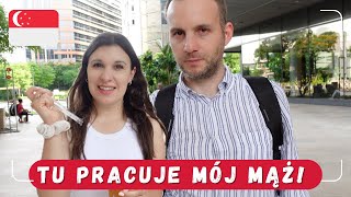 SINGAPUR VLOG: TU PRACUJE MÓJ MĄŻ! | NOCNE ZWIEDZANIE MIASTA