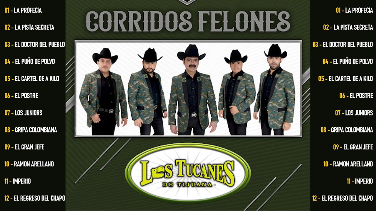 Los Tucanes De Tijuana - Corridos Felones Serie 35 | Sus Mejores Canciones ( Album Completo )
