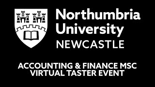 Accounting & Finance MSc - Postgraduate Virtual Taster Event