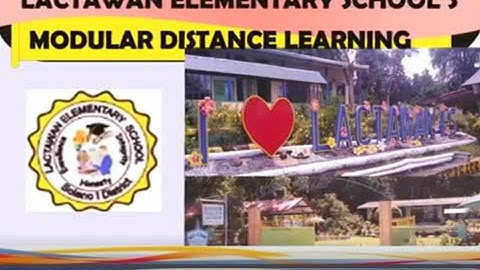 Process Flow of Modular Distance Learning