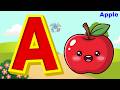 A for Apple 🍎 | ABC Tiny Toy Fire Engine 🚒 | Learn Letters with Music | Mini Shark 🦈