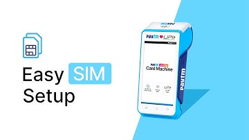 How to Insert SIM Card in the A910 Paytm Card Machine
