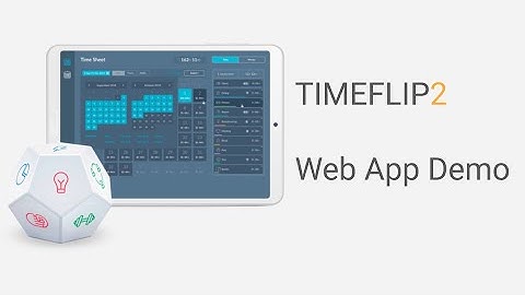 TIMEFLIP2 time tracker web app