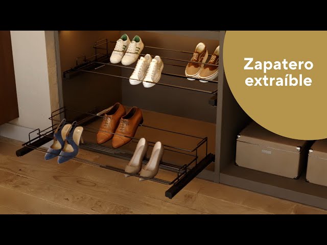 Zapatero extraíble para armario 