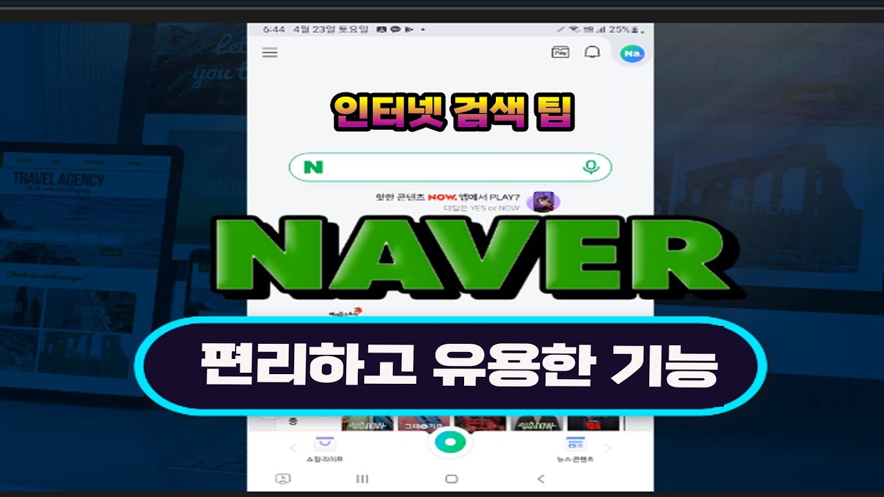 인터넷검색 _ 알아두면 유용한  네이버 검색 서비스 이용 방법.
