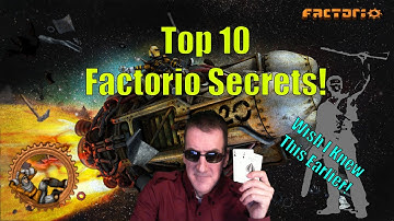 Factorio - Top 10 Secrets About Factorio I Wish I Knew Earlier