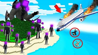 КРУШЕНИЕ НА ОСТРОВ ТВМЕНОВ  В МАЙНКРАФТ! ЕНОТИК И НУБИК TVMAN MINECRAFT