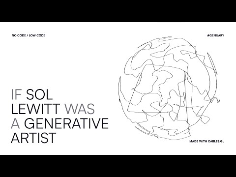If Sol Lewitt was a Generative Artist