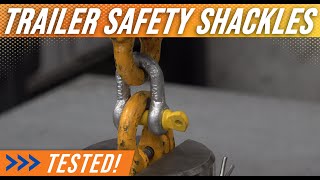 TEST: Towing Safety Chain Shackles - what do they break at? screenshot 3