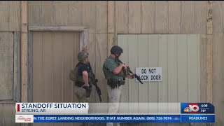 Man in custody after a two hour long standoff