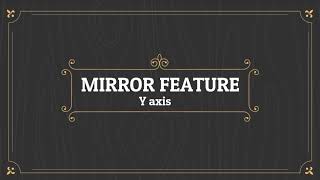 HOW TO USE MIRROR FEATURE IN NX UNIGRAPHICS (BASIC COMMANDS IN NX)