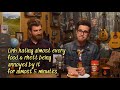 Link hating almost every food &amp; rhett being annoyed by it for almost 5 minutes