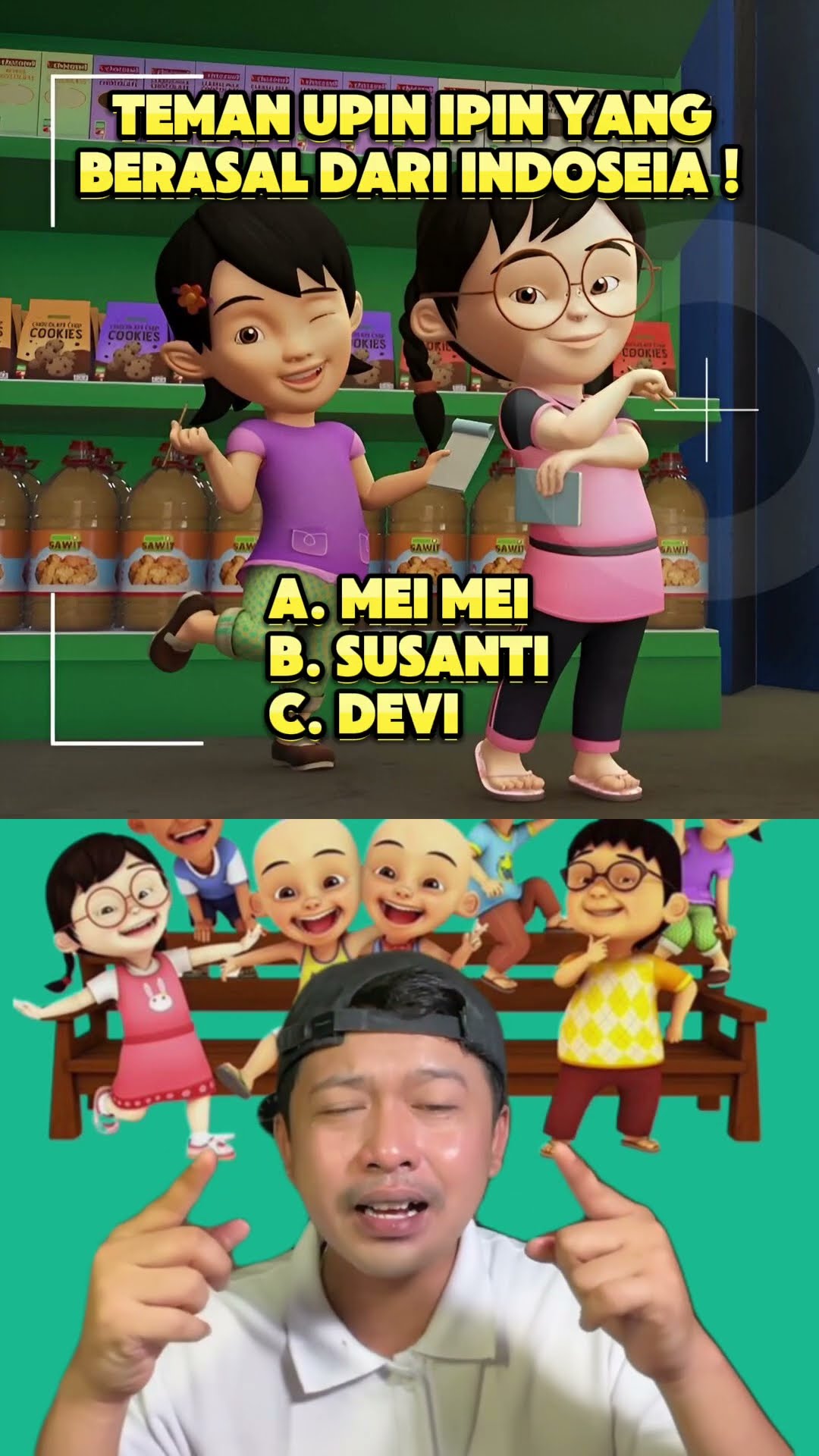 KALI INI KUISNYA UPIN IPIN, UPIN IPIN #shorts #kuis #games
