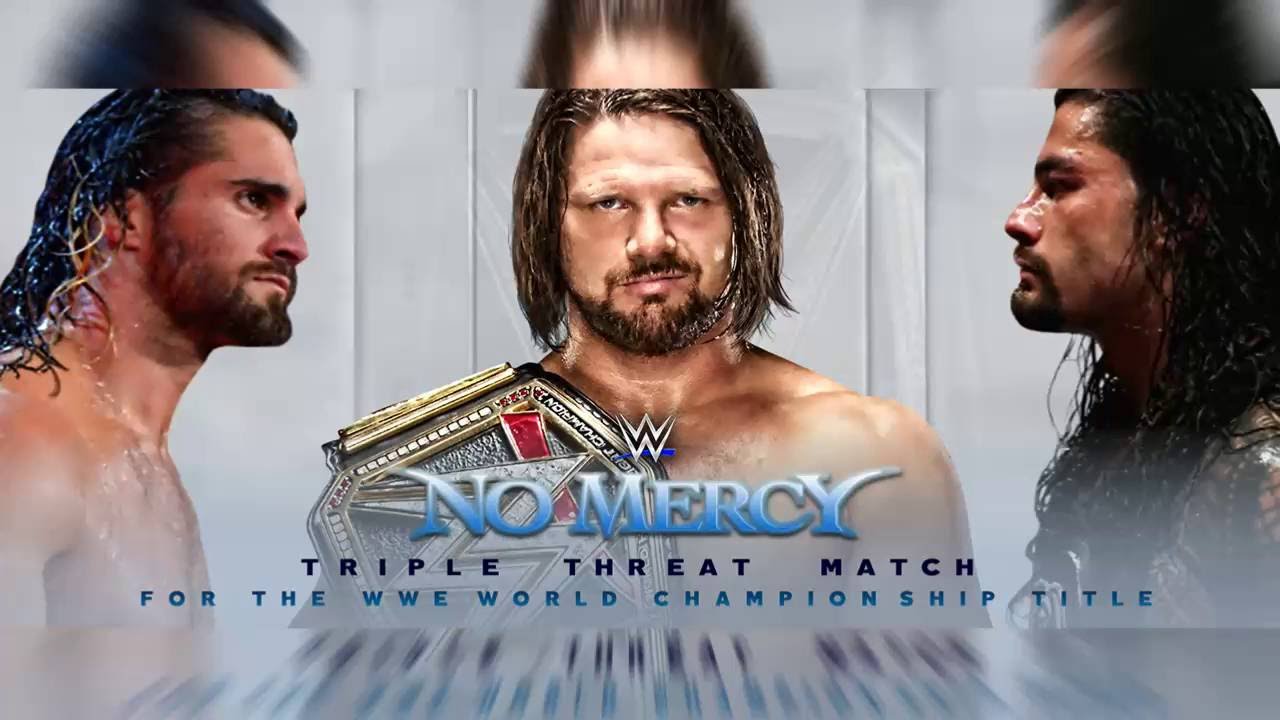 Como hacer el match card de No Mercy 2016 - YouTube