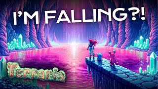 2 new players find a pink lake and regret it in Terraria