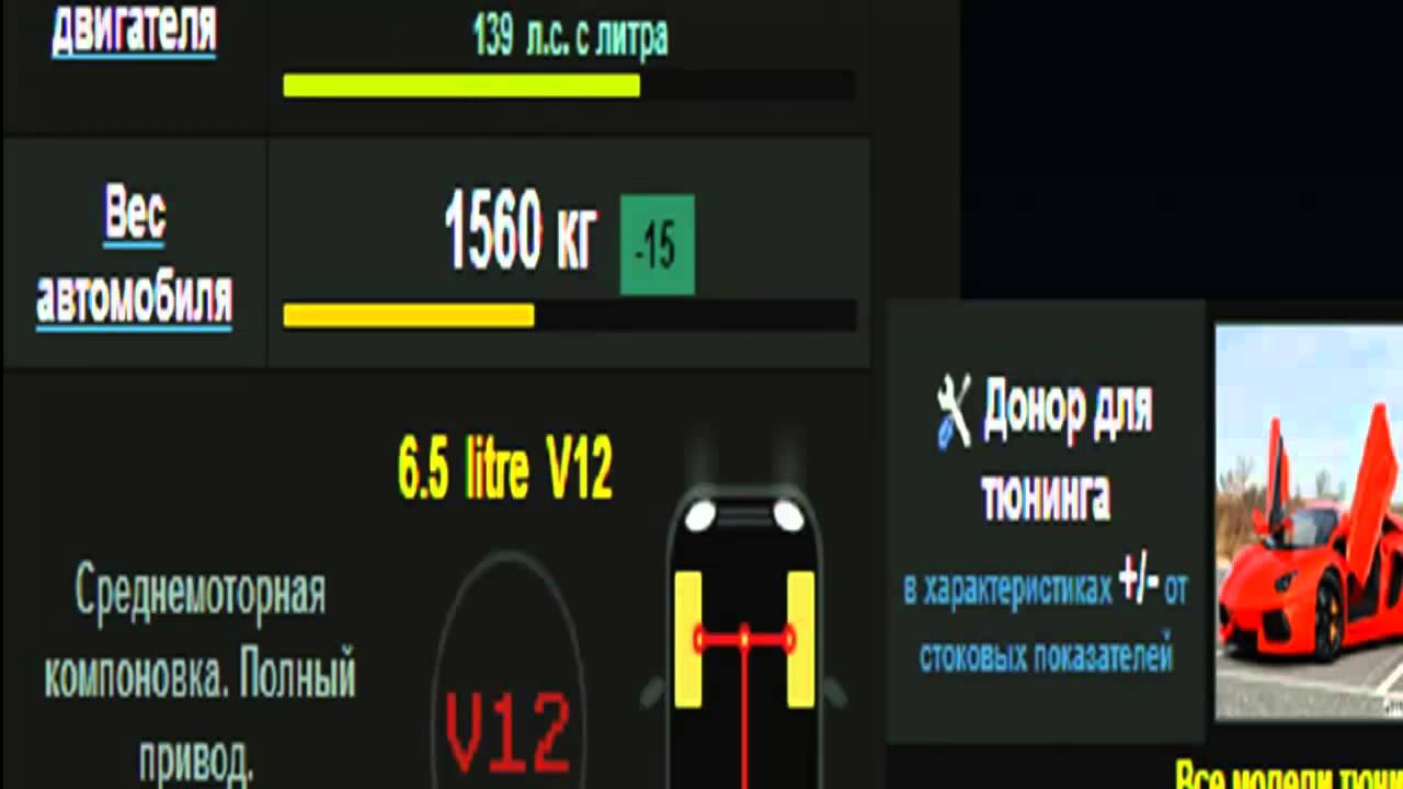 Каталог с машинами