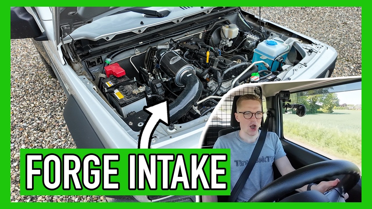 Как заставить ваш Suzuki Jimny звучать ПОТРЯСАЮЩЕ! | Установка воздухозаборника Forge Motorsport