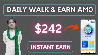 Walk And Earn AMO Tokan Free From Pegasus App | Instant Withdrawal New Crypto Airdrop screenshot 2