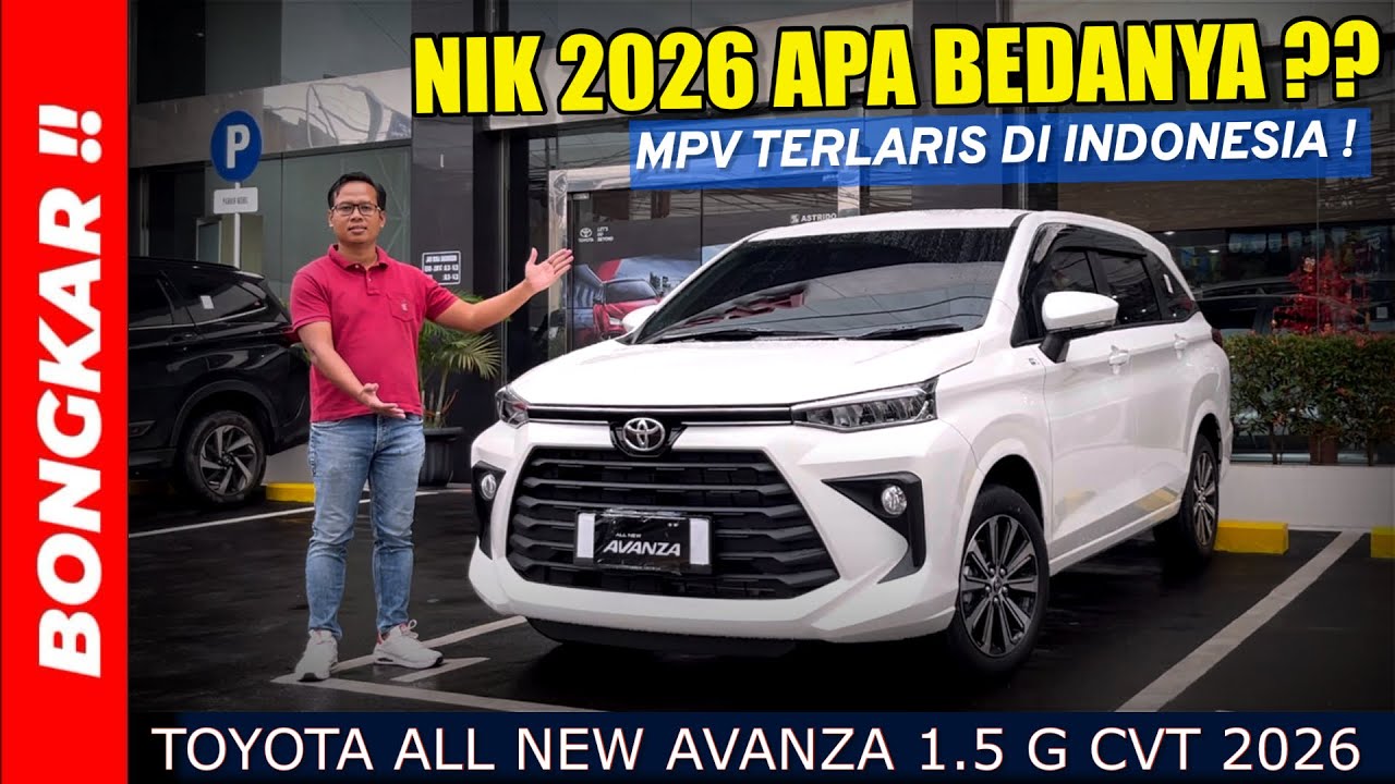 Bongkar !! TOYOTA ALL NEW AVANZA 1.5 G CVT 2026 || REVIEW EXTERIOR & INTERIOR TERBARU 