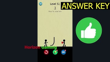 Draw to Save Stickman Puzzle LEVEL 51 - Gameplay Walkthrough Android IOS