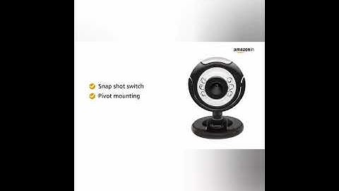 Quantum QHM495LM 6 Light Webcam For Laptop/Desktop (Black)