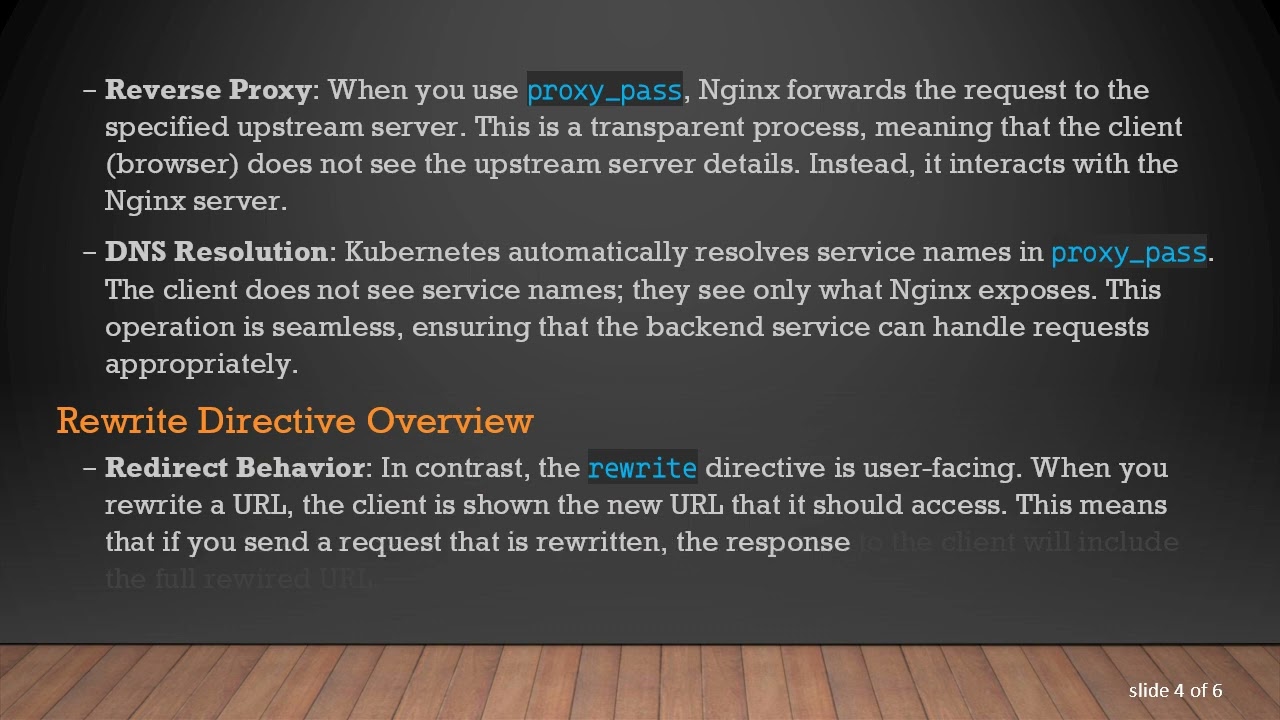 Understanding Kubernetes DNS Behavior: Why Does proxy_pass Work but Not rewrite?