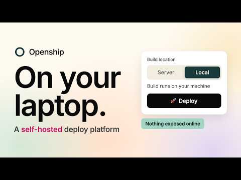 Openship: push-to-deploy on a server you own