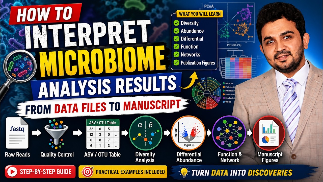 How to Read & Interpret Microbiome Results | From Data Files to Publication