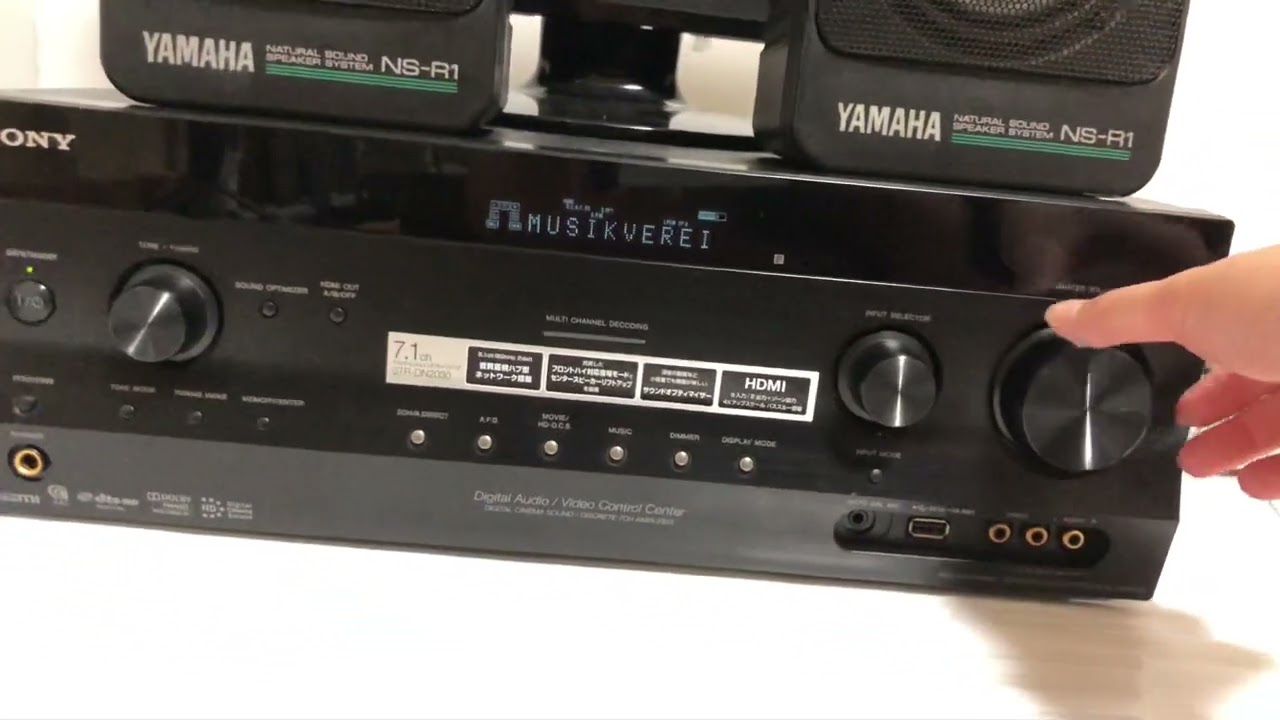 スピーカー付AVアンプ】SONY STR-DN2030 インテグレートアンプ 動作