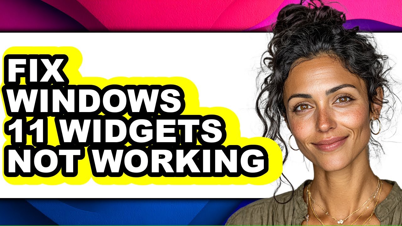 How to Fix Windows 11 Widgets Not Working (updated) - YouTube