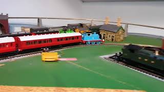 Bachmann Thomas pulling Spencer coaches