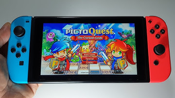 PictoQuest Nintendo Switch handheld gameplay