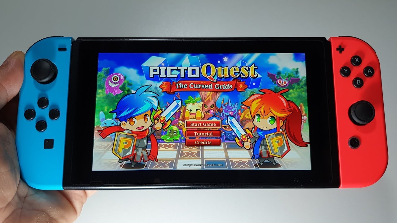PictoQuest Nintendo Switch handheld gameplay