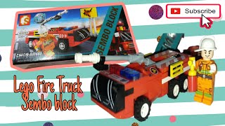 Lego Fire Truck Block 6In1