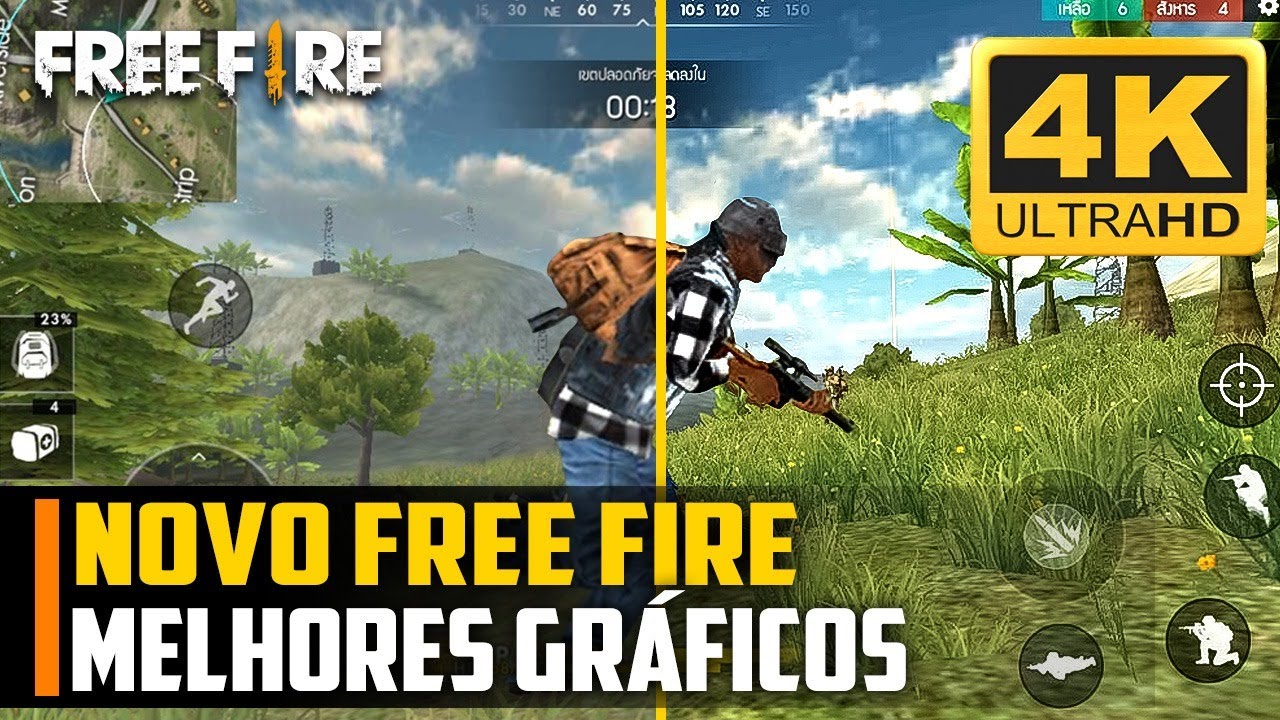 Free Fire e Free Fire MAX: veja a comparação gráfica entre os dois