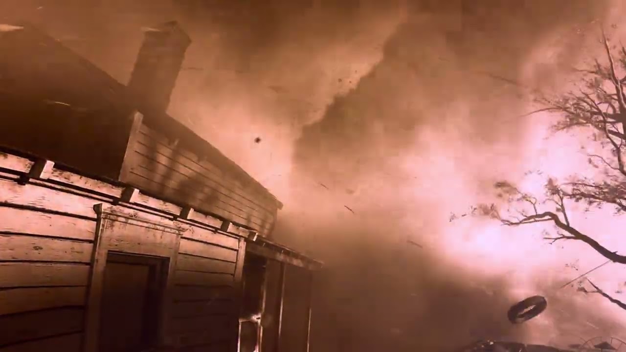 Tornado Incident in the Wizard of Oz Scene at The Sphere in Las Vegas, Nevada 