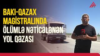 Goranboy Ərazisində Yük Maşını Piyadanı Vurub I Apa Tv