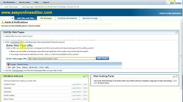 Edit your website with Easy WebContent HTML Editor