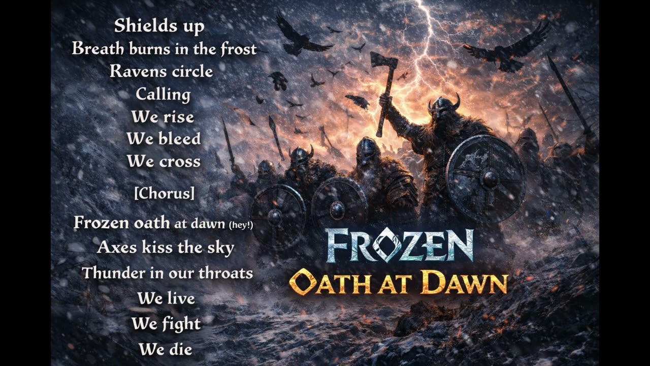 THE ULTIMATE VIKING BATTLE ANTHEM – Frozen Oath at Dawn (AI music)